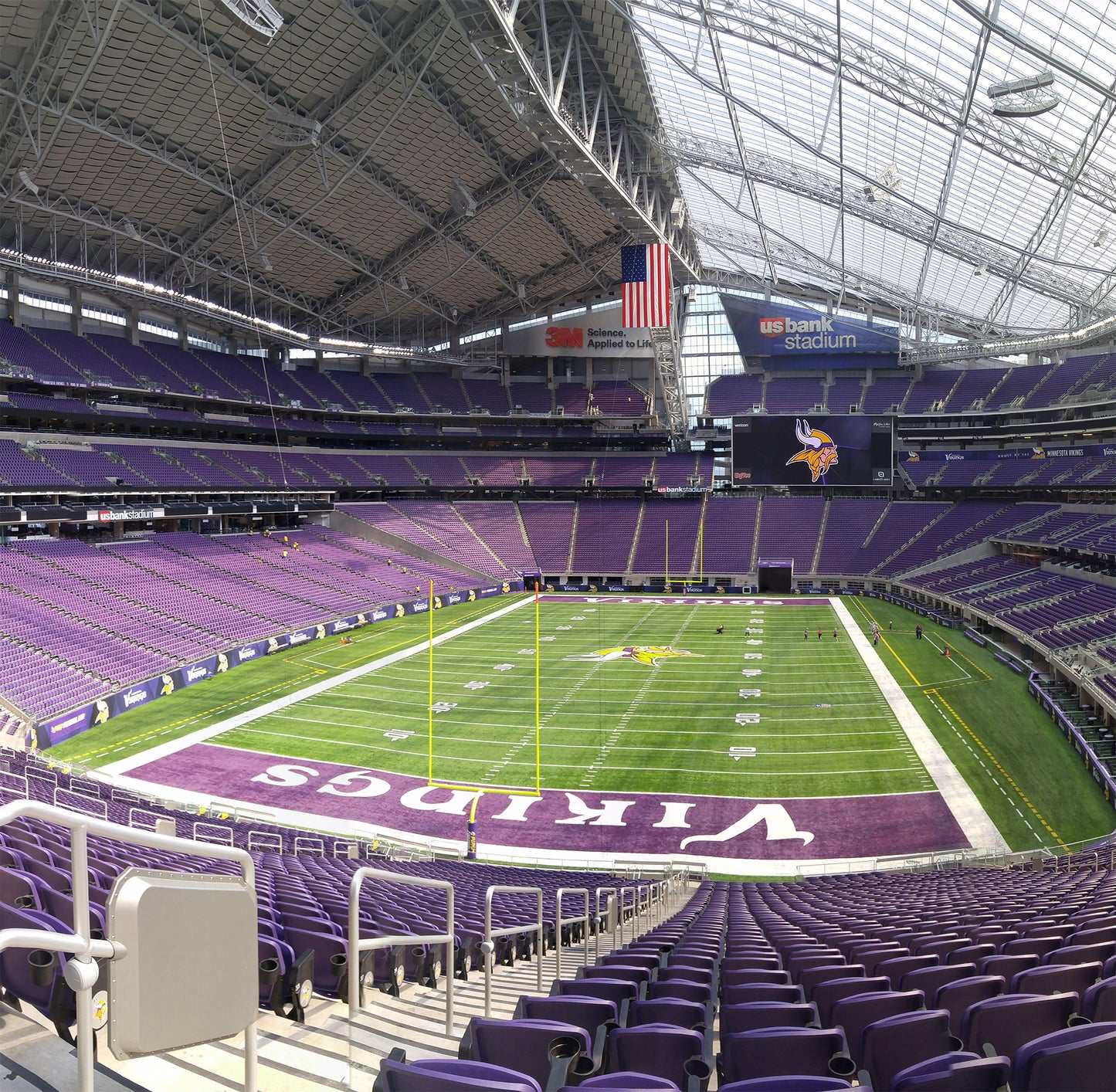 Empty US Bank Stadium Football Wall Mural