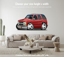1999 Classic Chevy Tahoe Hot Rod Art Wall Decal