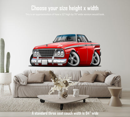 1965 Hot Rod Classic Studebaker Daytona Art Wall Decal