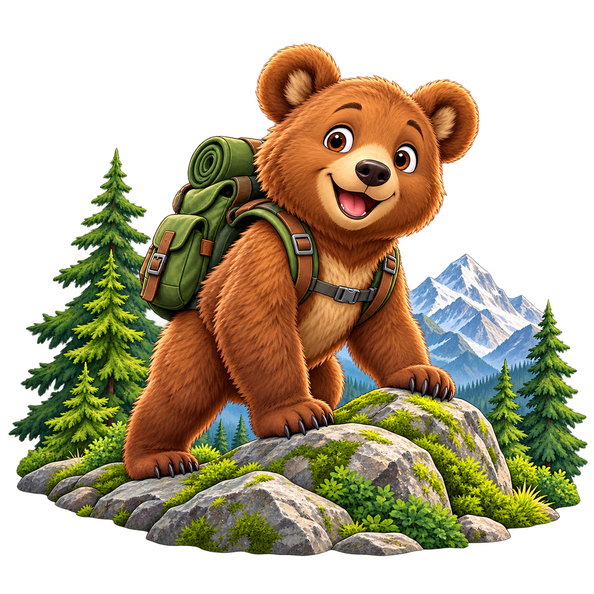 Wild Trail Bear Explorer standalone decal only
