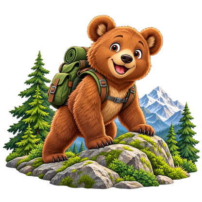 Wild Trail Bear Explorer standalone decal only