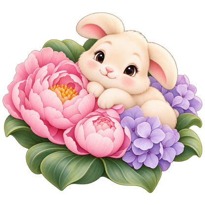 Woodland Bunny standalone decal only