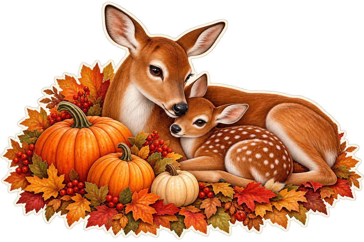Woodland Harvest Deer standalone