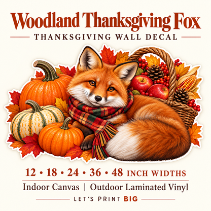 Woodland Thanksgiving Fox summary