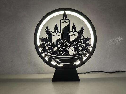 Circle of Light Three Candle Display