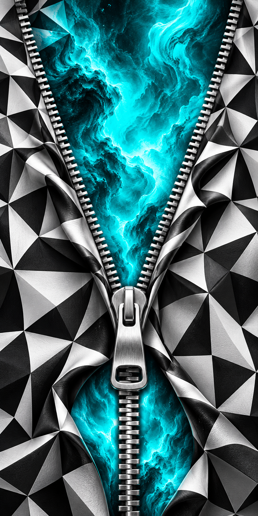 Unzipped Reality hole-free cornhole wrap artwork