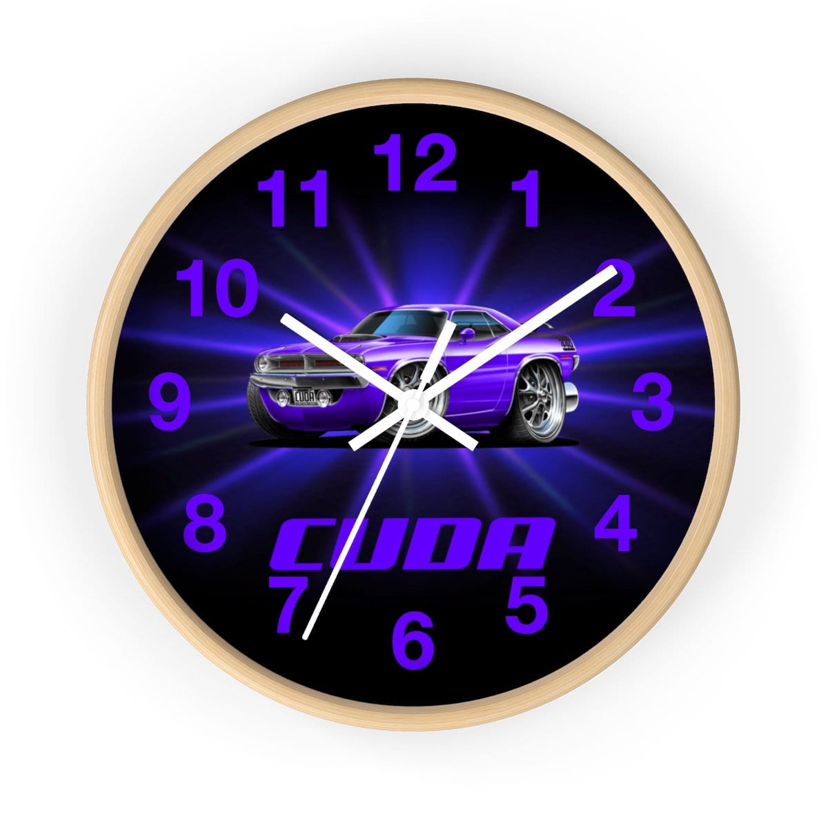 1970 Plymouth Cuda Wall clock