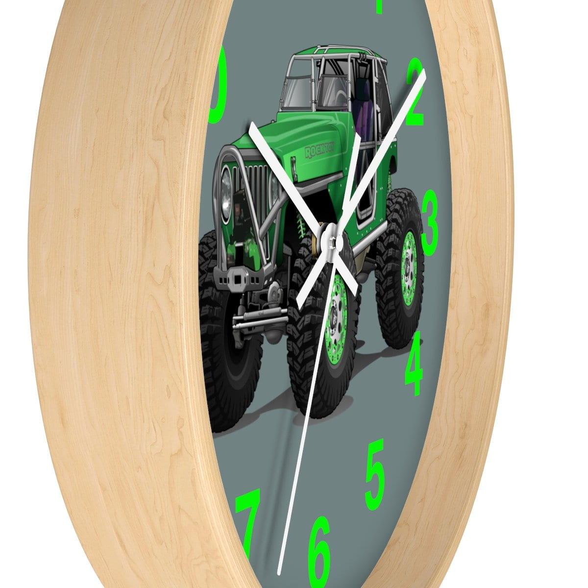 Jeep 4x4 Rocktoy Rock Climber Car Art Wall clock