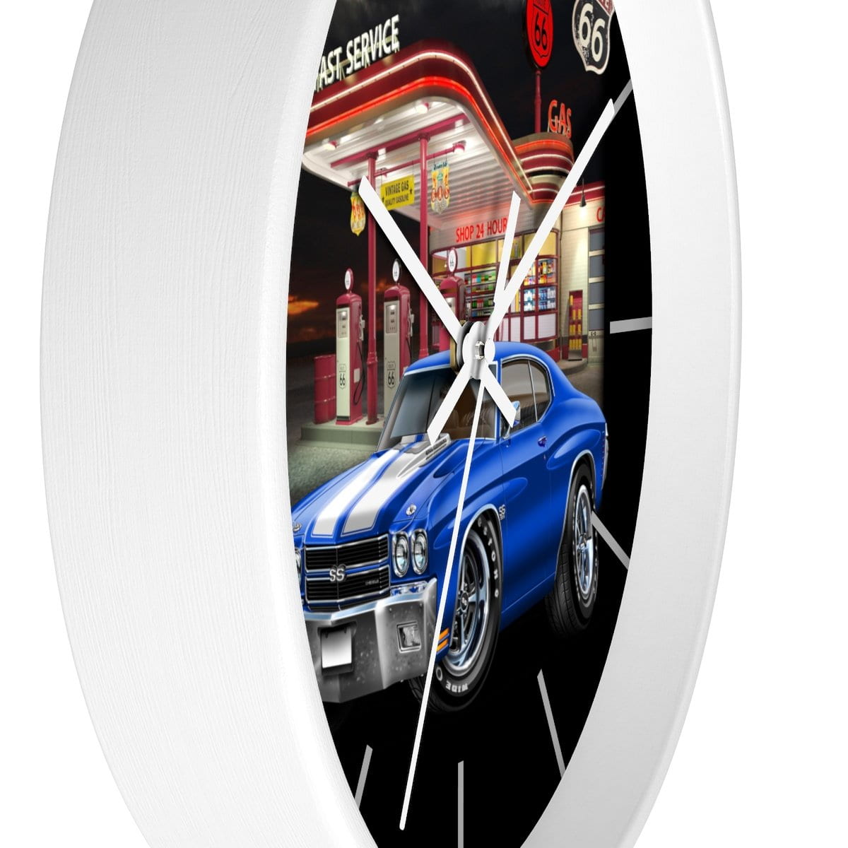 1970 Chevelle Vintage Gas Wall clock