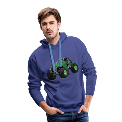 Green Jeep Rocktoy Rock Climber Car Art Men’s Premium Hoodie - royalblue