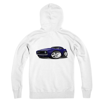 1st Generation Purple Camaro Premium Adult Zip Hoodie