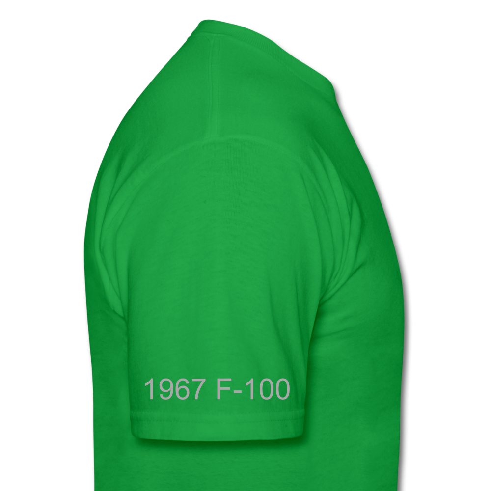1967 Ford F-100 Men's T-Shirt - bright green