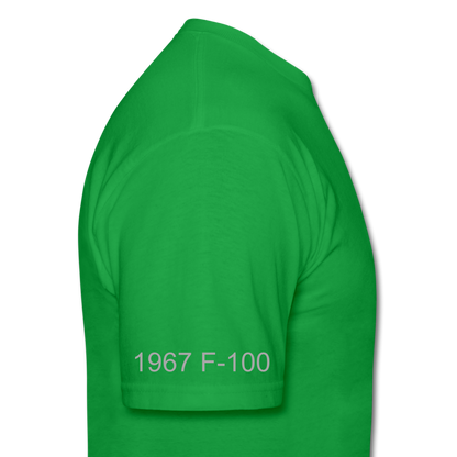 1967 Ford F-100 Men's T-Shirt - bright green