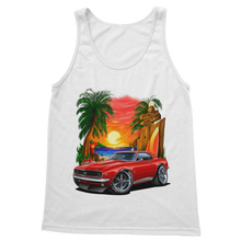 1967 Camaro SS Margaritaville Beach Car Art Classic Adult Vest Top