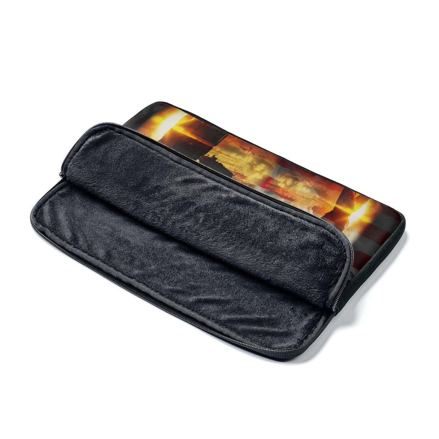 laptop bag open
