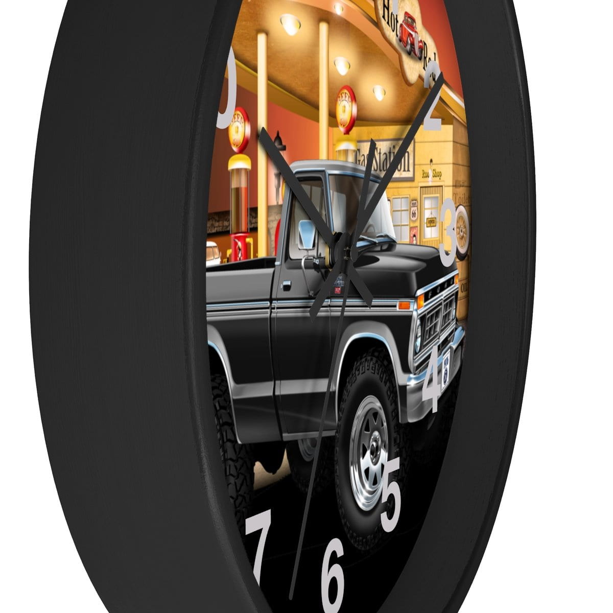 1976 F-150 Ranger XLT 4x4 Pickup Truck Wall clock