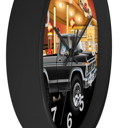 1976 F-150 Ranger XLT 4x4 Pickup Truck Wall clock