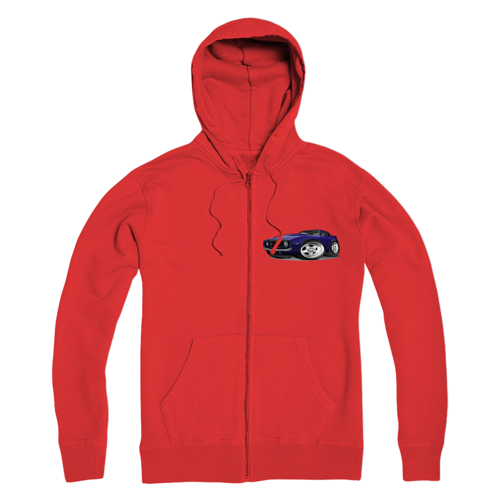 1st Generation Purple Camaro Premium Adult Zip Hoodie
