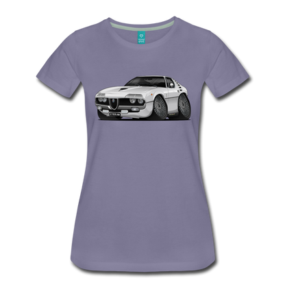 1971 Alfa Romeo Montreal Women’s Premium T-Shirt - washed violet