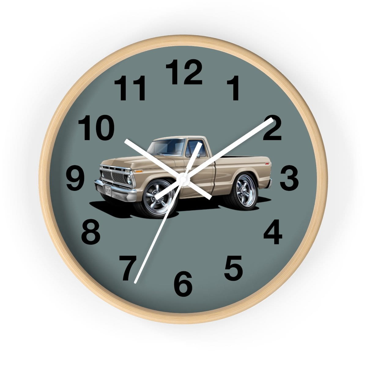 1974 F100 Pickup Truck Car Art Wall clock