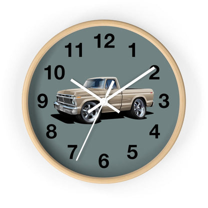 1974 F100 Pickup Truck Car Art Wall clock