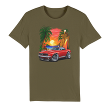 1967 Camaro SS Margaritaville Beach Car Art Organic Jersey Adult T-Shirt