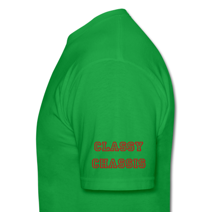 Old Red Truck Version B Men's T-Shirt - bright green