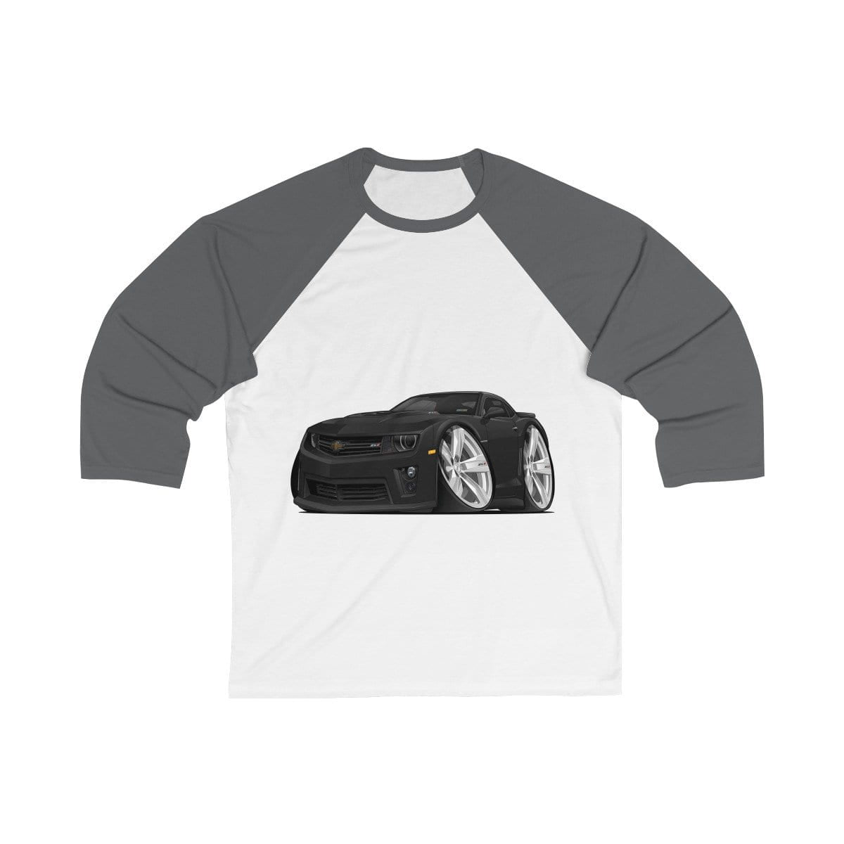 2013 Camaro Car Art Unisex 3/4 Sleeve Baseball Tee