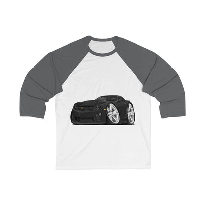 2013 Camaro Car Art Unisex 3/4 Sleeve Baseball Tee