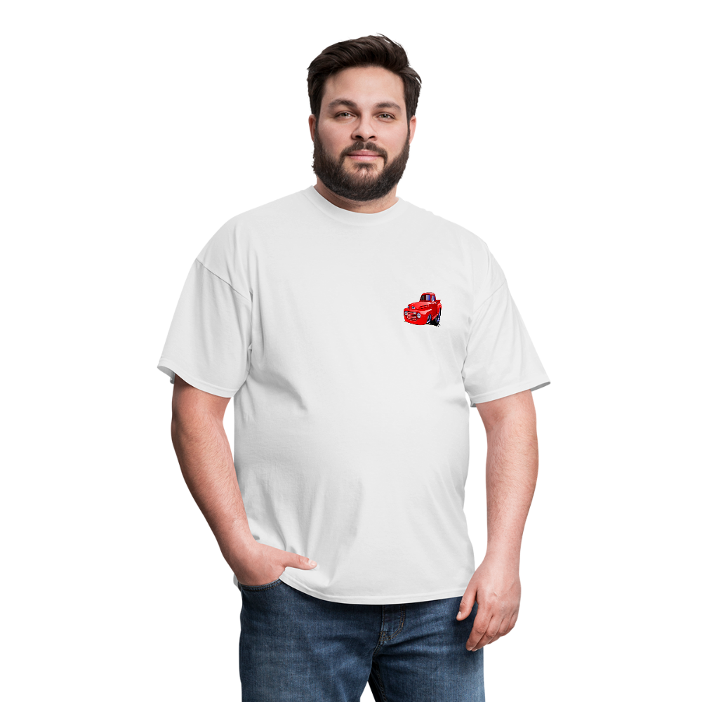 Old Red Truck Version B Men's T-Shirt - white