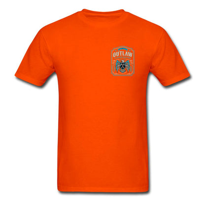 Outlaw Custom Motors Fast Loud Mens T-Shirt - orange
