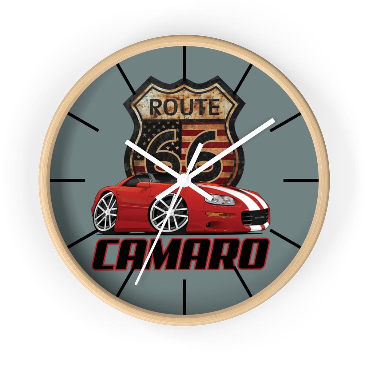 4th Generation Camaro Route 66 Wall clock
