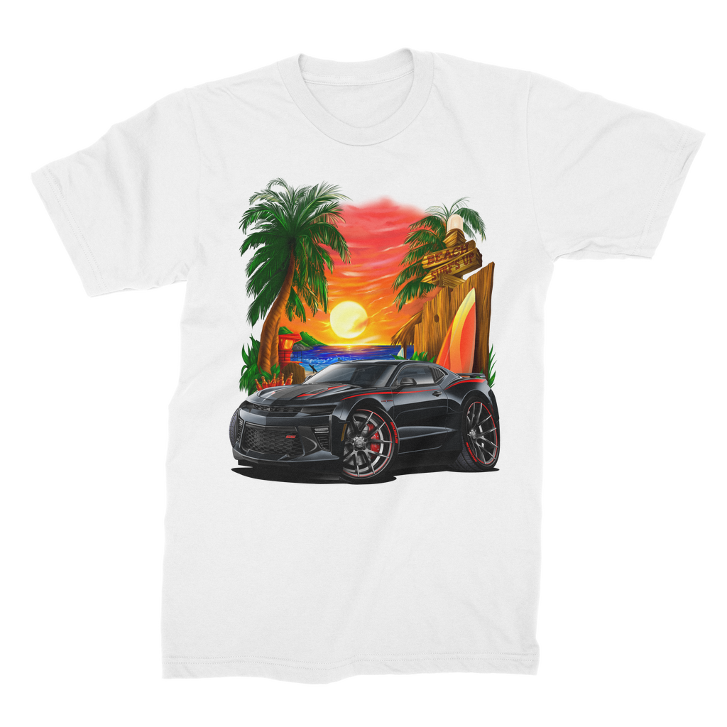 Surfs Up 2017 Camaro SS Car Art Premium Jersey Men's T-Shirt