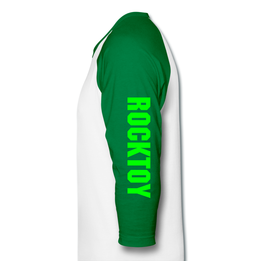 Baseball T-Shirt - white/kelly green