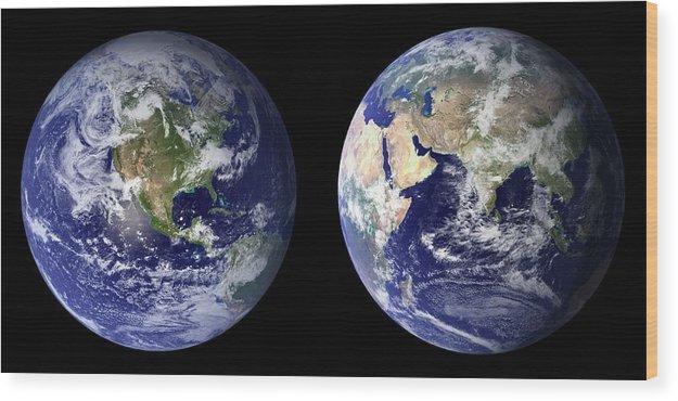 Earth - Wood Print