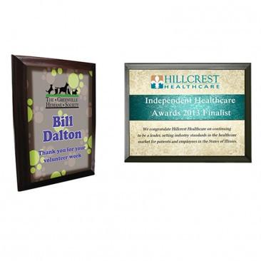 Plaque 9 X 12 Black Edge - Let's Print Big