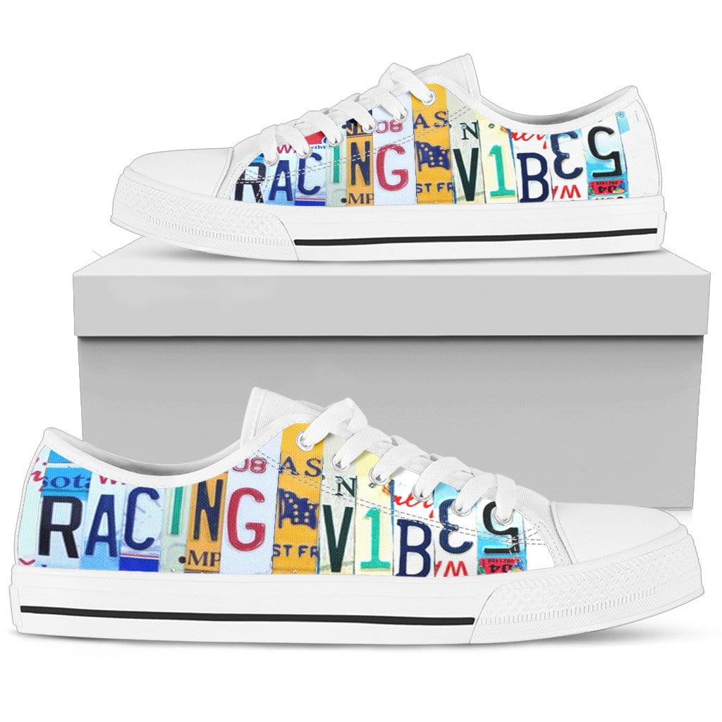 Racing Vibes Low Top Womens Tennis Shoes