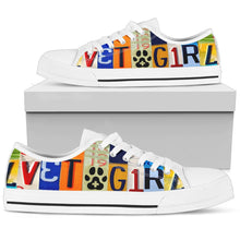 VET Girl Low Top Womens Tennis Shoes White