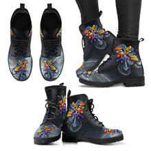 Dirt Bike Lovers Women's Leather Boots