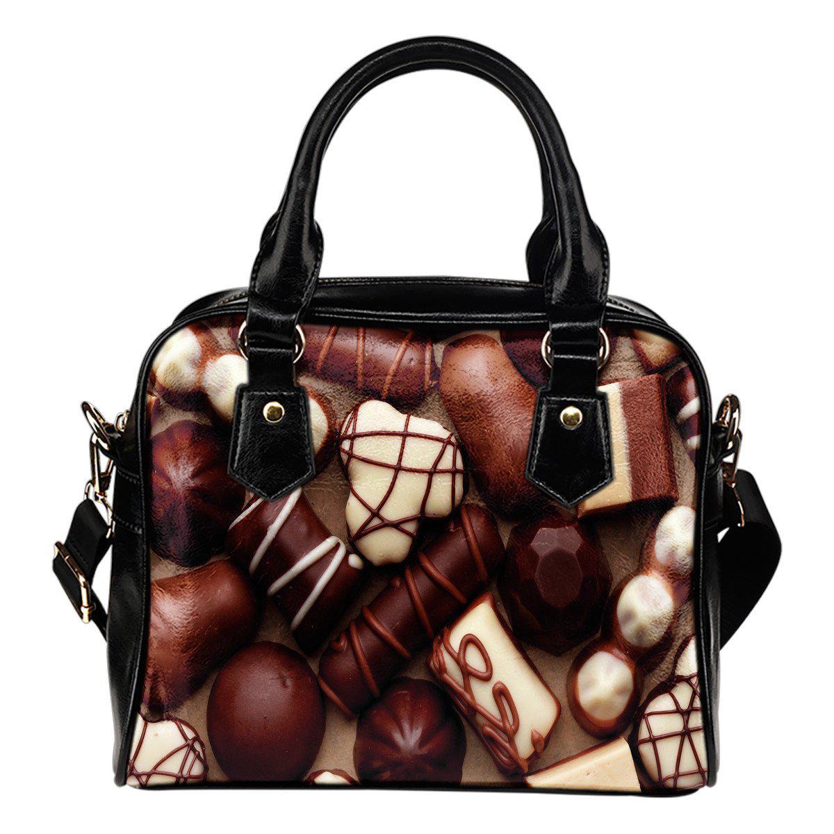 Chocolate Lovers Leather Shoulder Bag
