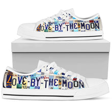 Love By The Moon Low Top Womens Tennis Shoes White