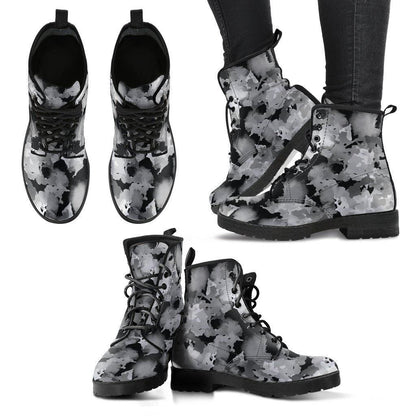 Camouflage Women's Leather Boots