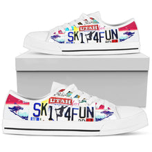 Ski 4 Fun Low Top Mens Tennis Shoes White