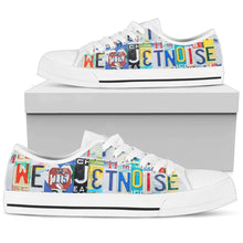 We Love Jet Noise Low Top Mens Tennis Shoes White
