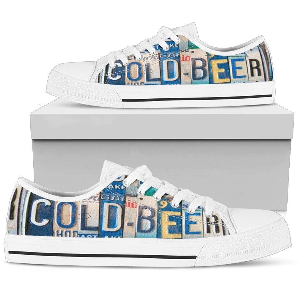 Cold Beer Low Top Mens Tennis Shoes