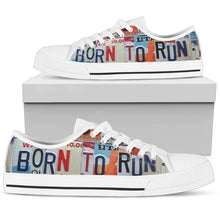 Born To Run Low Top Womens Tennis Shoes White