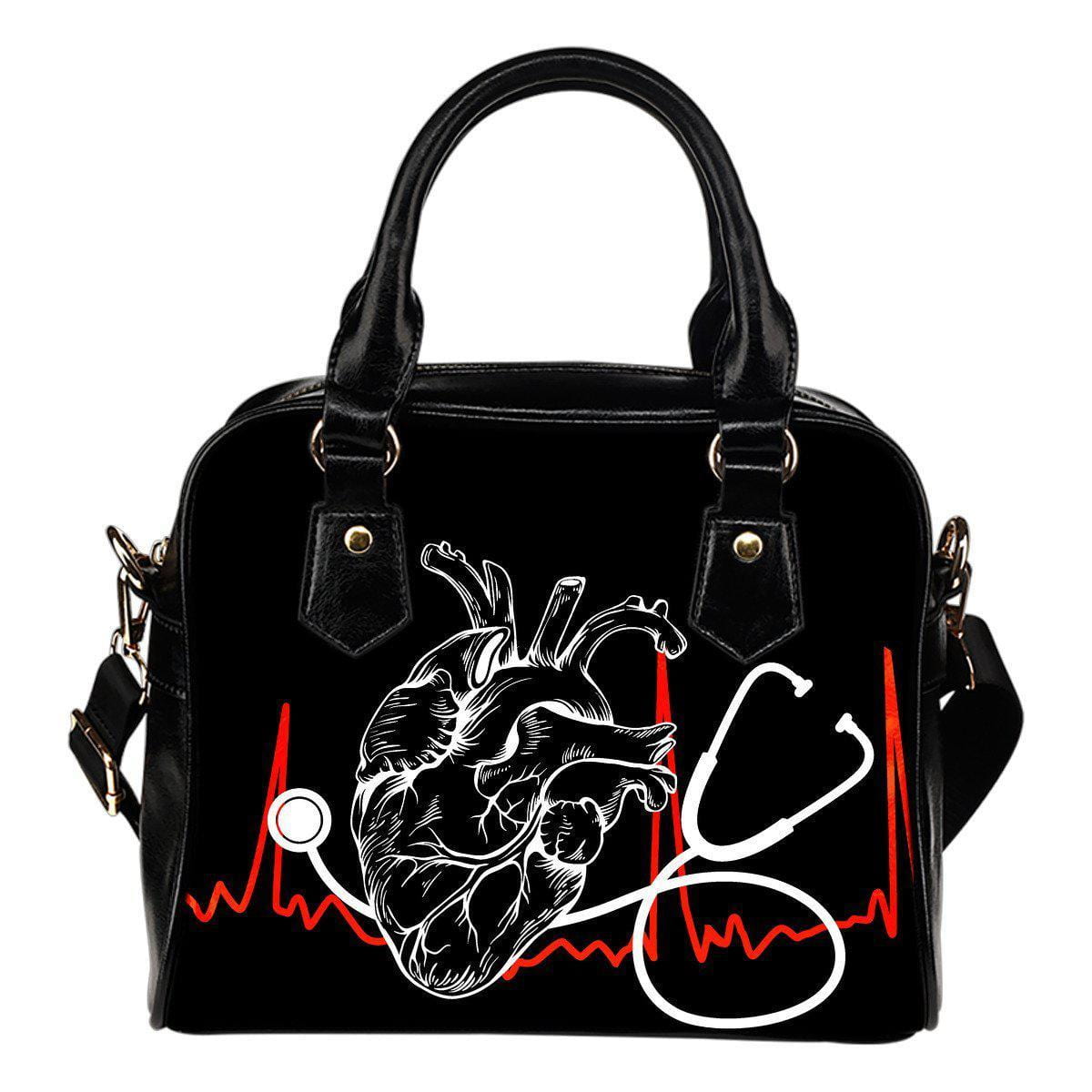 Human Heart Shoulder Handbag