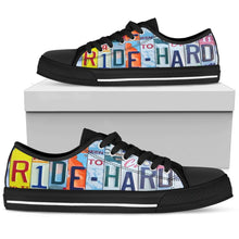 Ride Hard Low Top Mens Tennis Shoes