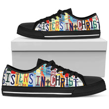 Sisters In Christ Low Top Womens Tennis Shoes Black