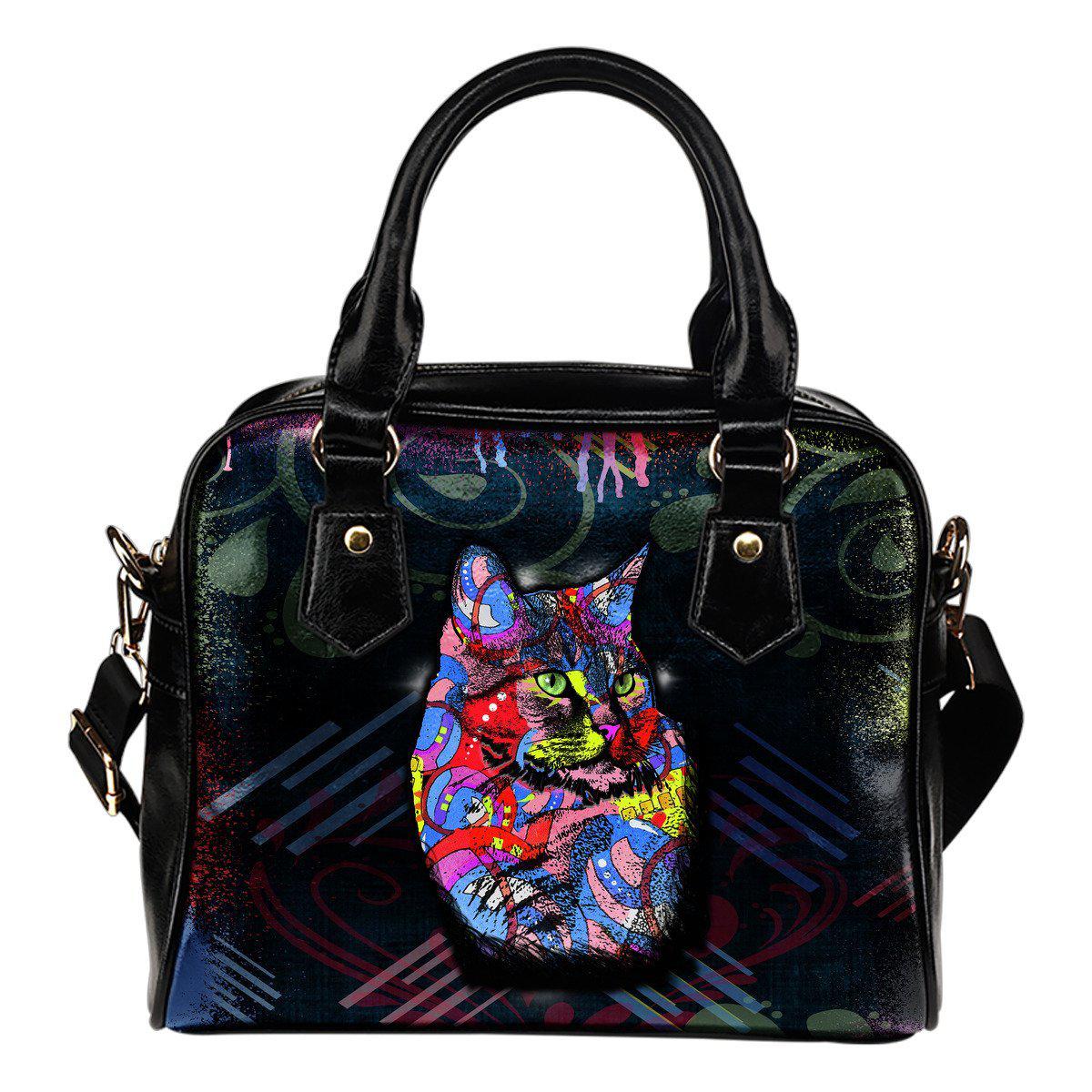 Modern Cat Shoulder Handbag